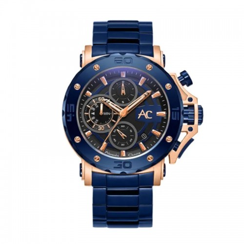 Alexandre Christie AC 9205 Rosegold Blue Steel MCBURBU